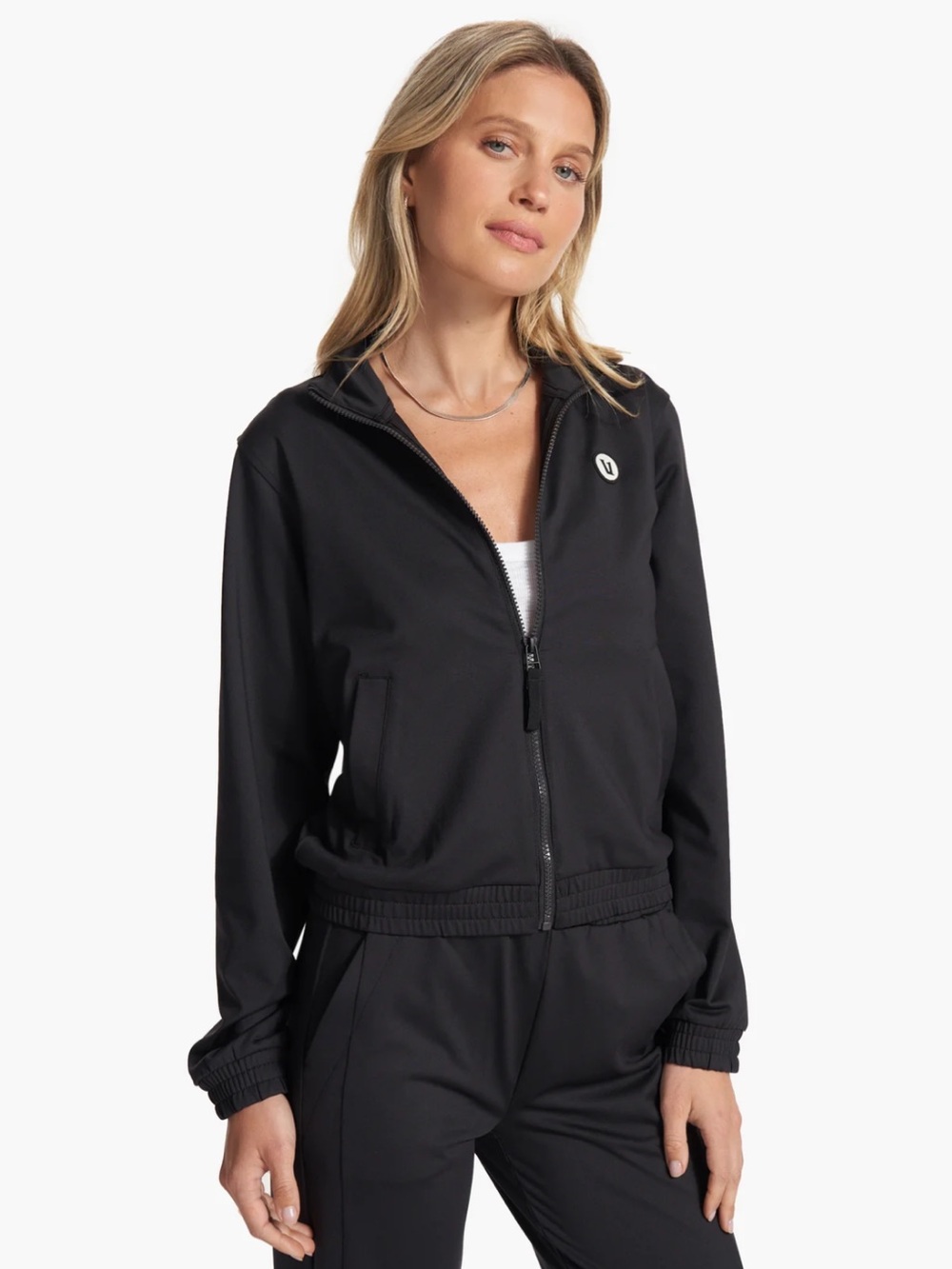 Vuori Courtside Track Jacket Black Women’s Size Small